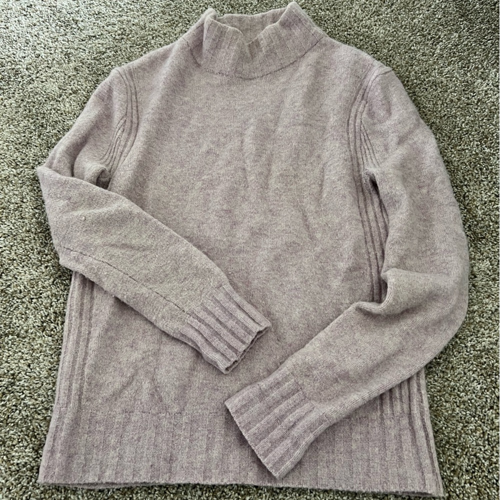 J. Crew XS lavender wool sweater